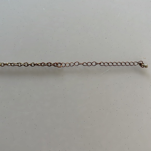 Charming Charlie statement necklace, 2-tones of blue jewels, gol… - Picture 5 of 6